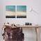 Stupell Industries Calm Tranquil Sea horizon 2 pc Framed Giclee Wall Art Set Design by Suzanne Nicoll